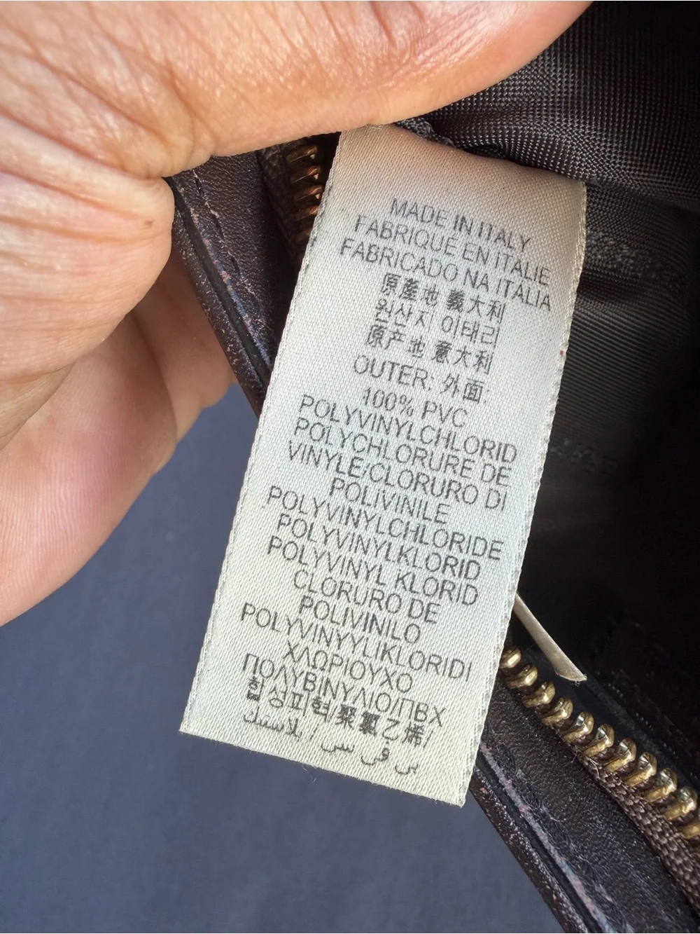 Vintage Burberry Clara Pochette Mini Shoulder Bag Canvas